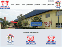 Tablet Screenshot of colegiocqb.com.br